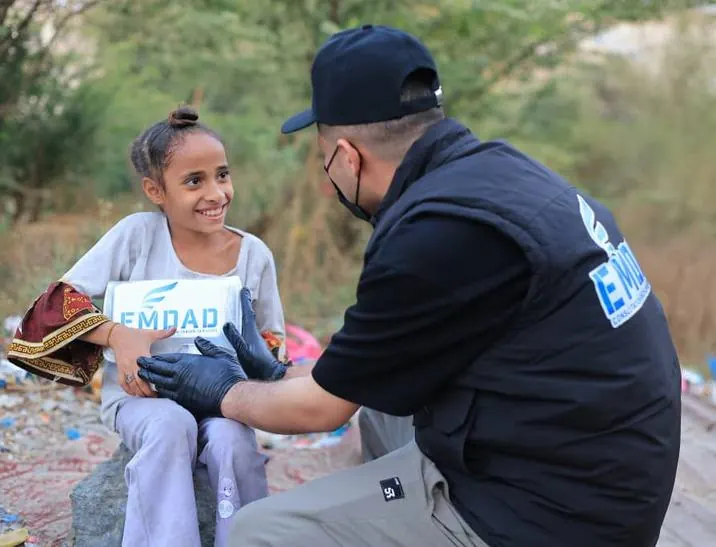 Reaching children with aid in Yemen